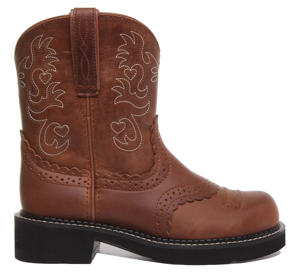 Ariat Fatbaby Saddle In Brown White