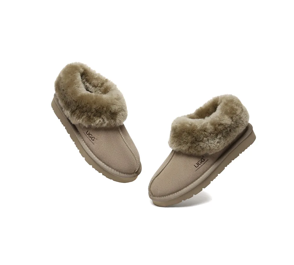 AUSTRALIAN SHEPHERD® UGG Slippers Sheepskin Wool Ankle Homey Special