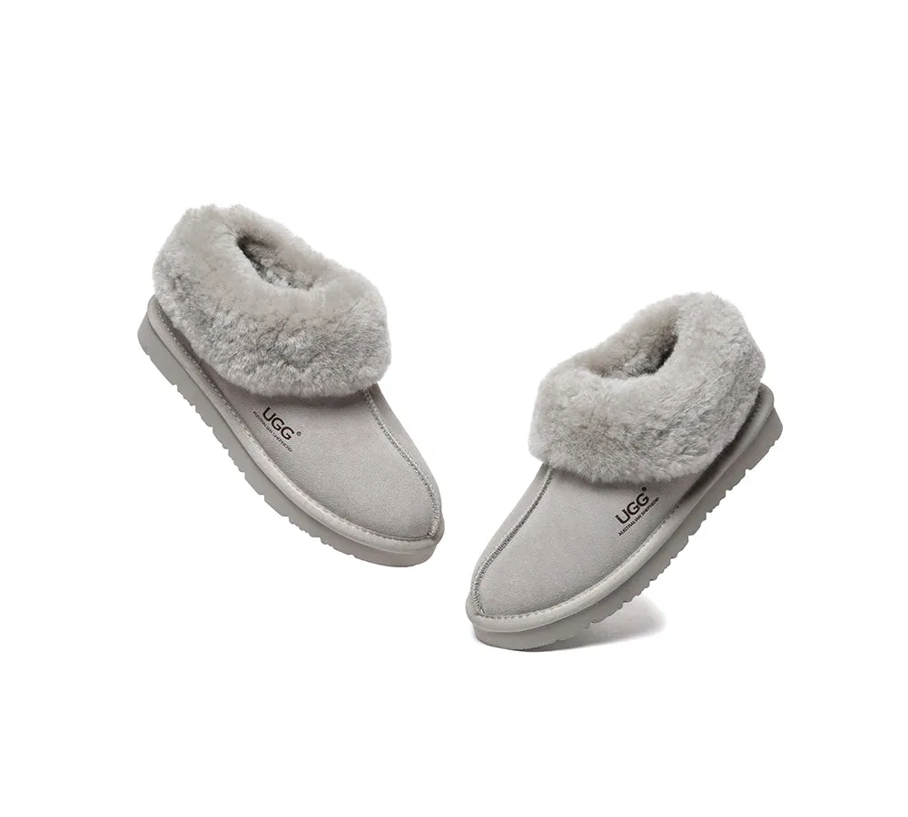 AUSTRALIAN SHEPHERD® UGG Slippers Sheepskin Wool Ankle Homey Special