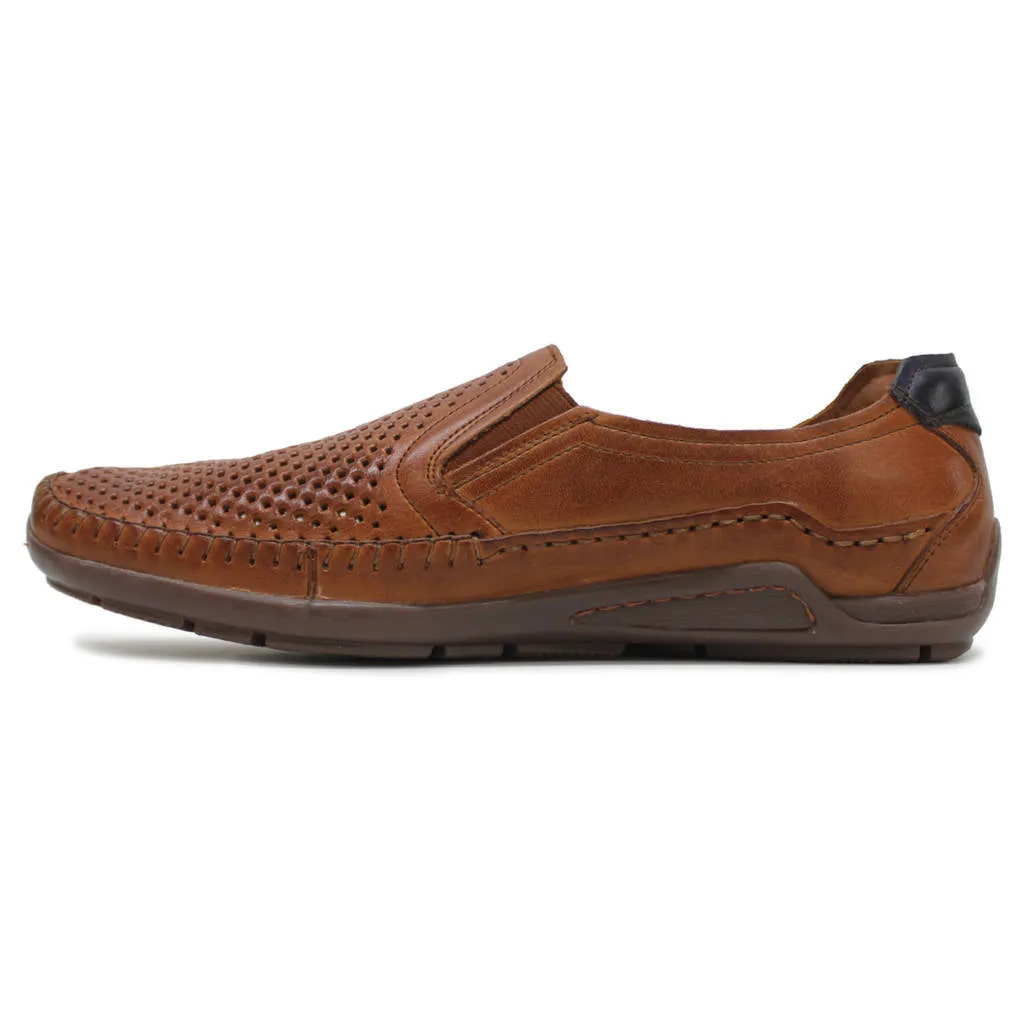 Azores Leather Men's Slip On Shoes