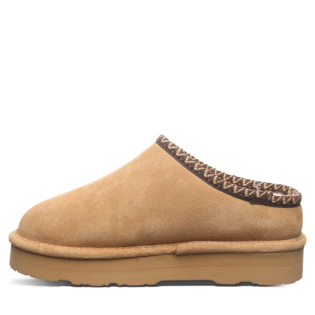 Bearpaw Women's Martis Platform Slip-On Slipper - Iced Coffee Solid 3038W