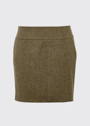 Bellflower Tweed Skirt - Heath