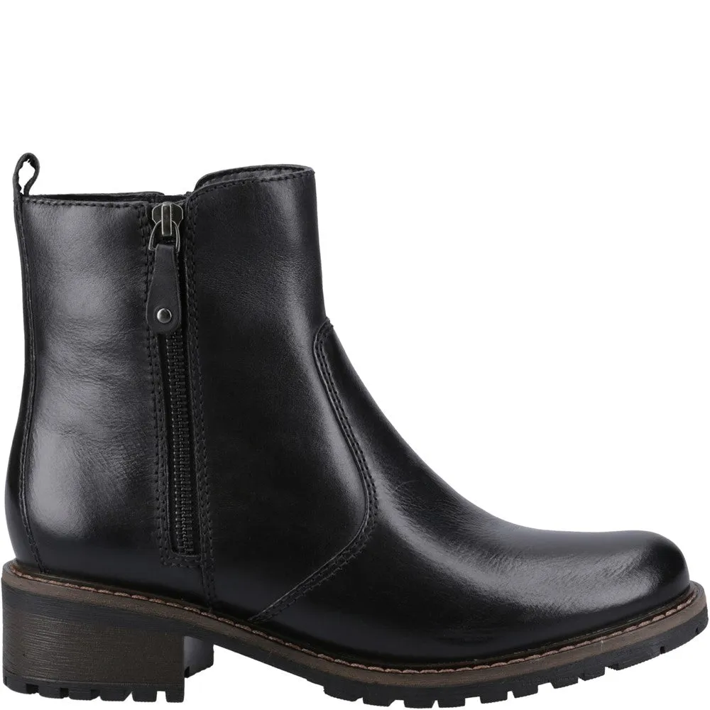 Black Pippa Ankle Boots