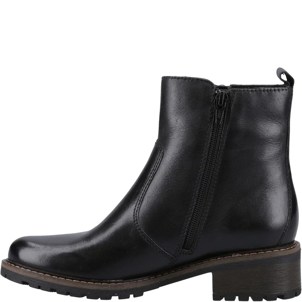 Black Pippa Ankle Boots