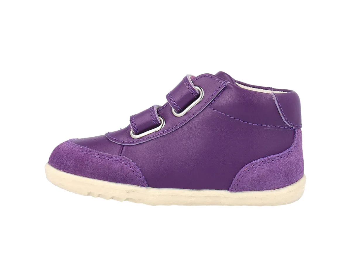 Bobux Champ Hi Step Up Girls Purple Infants Boot