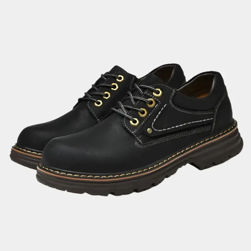 British Leather Elegant Oxford Shoes - Cross & Crown