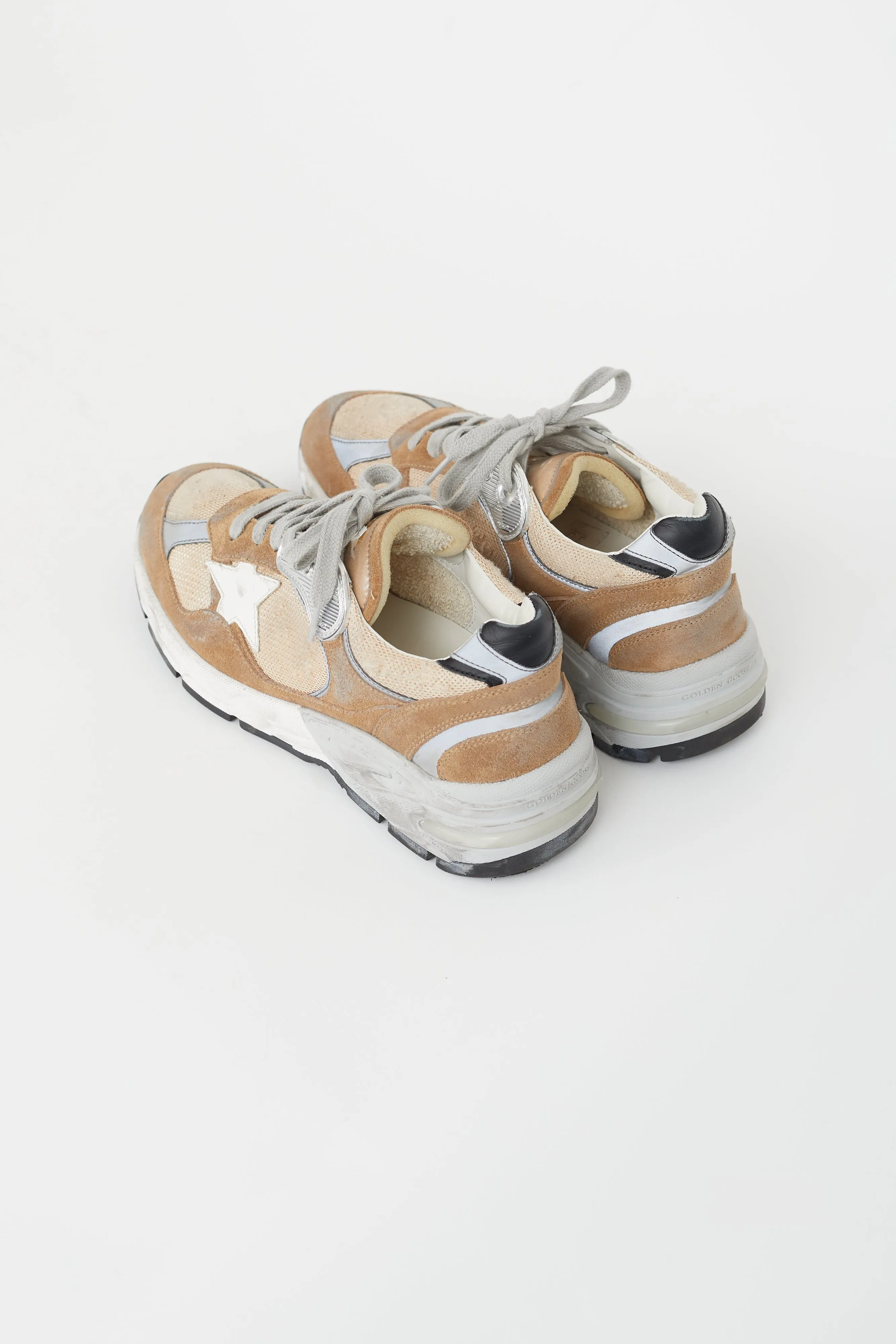 Brown & Beige Dad Star Sneaker