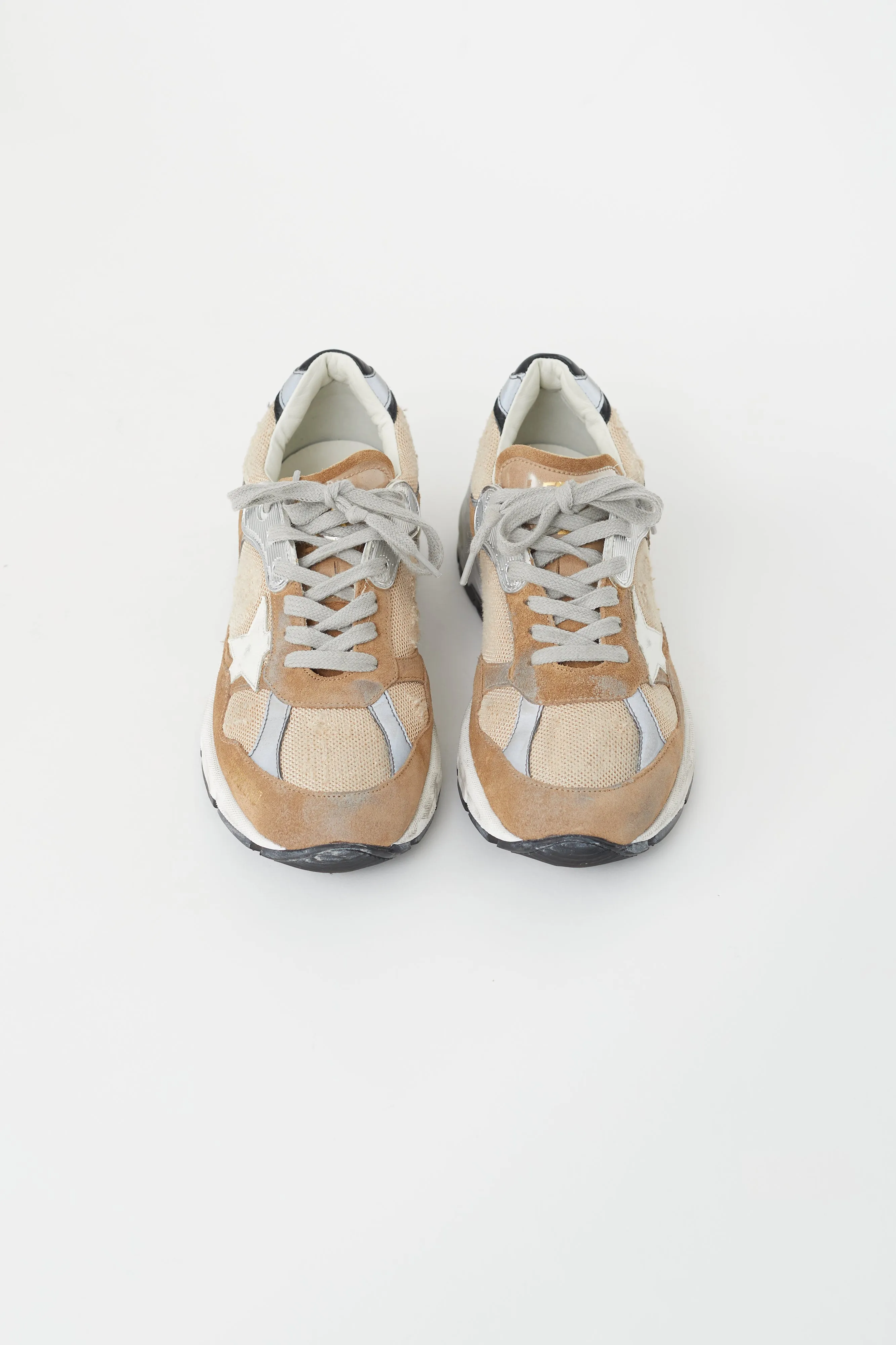 Brown & Beige Dad Star Sneaker