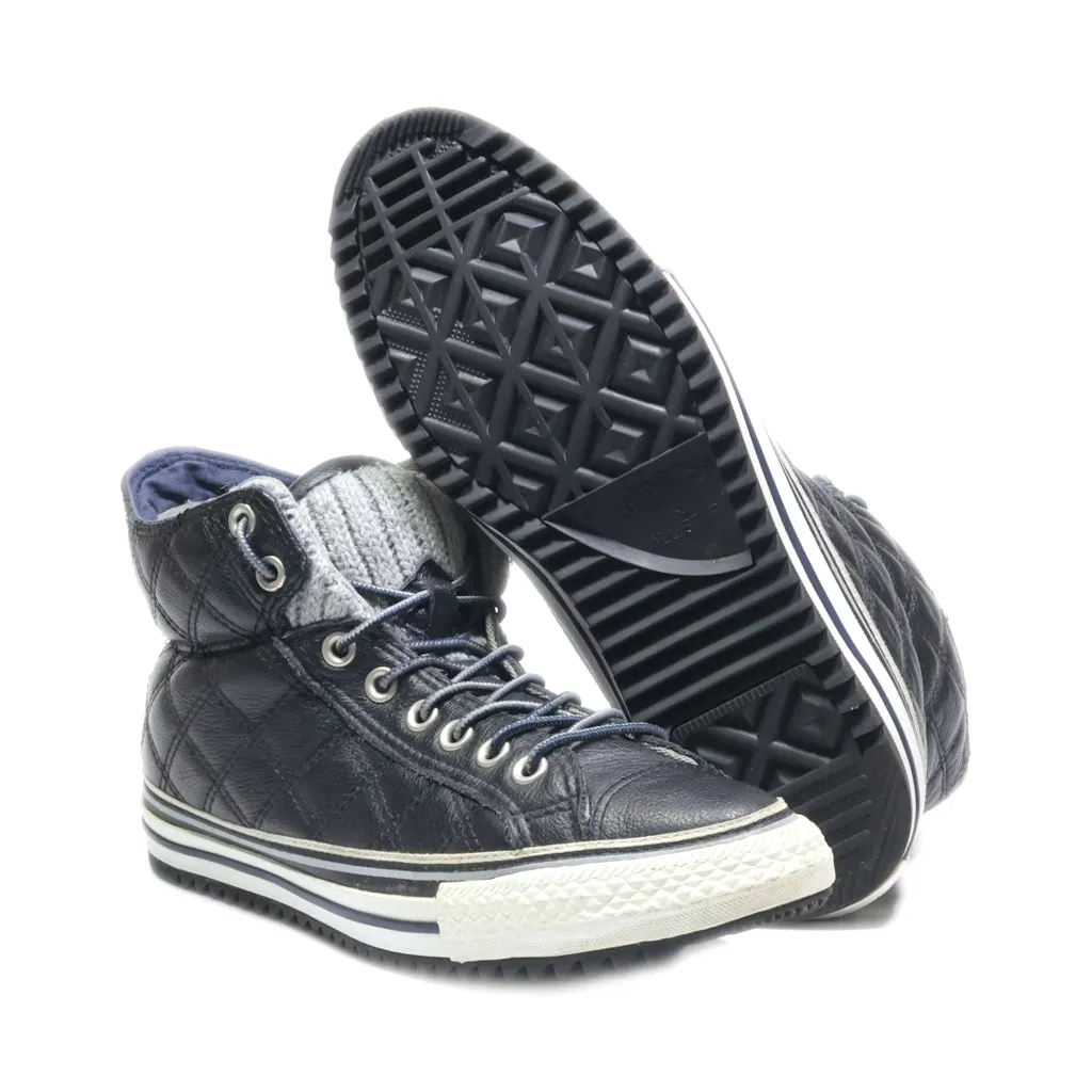 Converse Snow Boots Leather Black Colour For Men