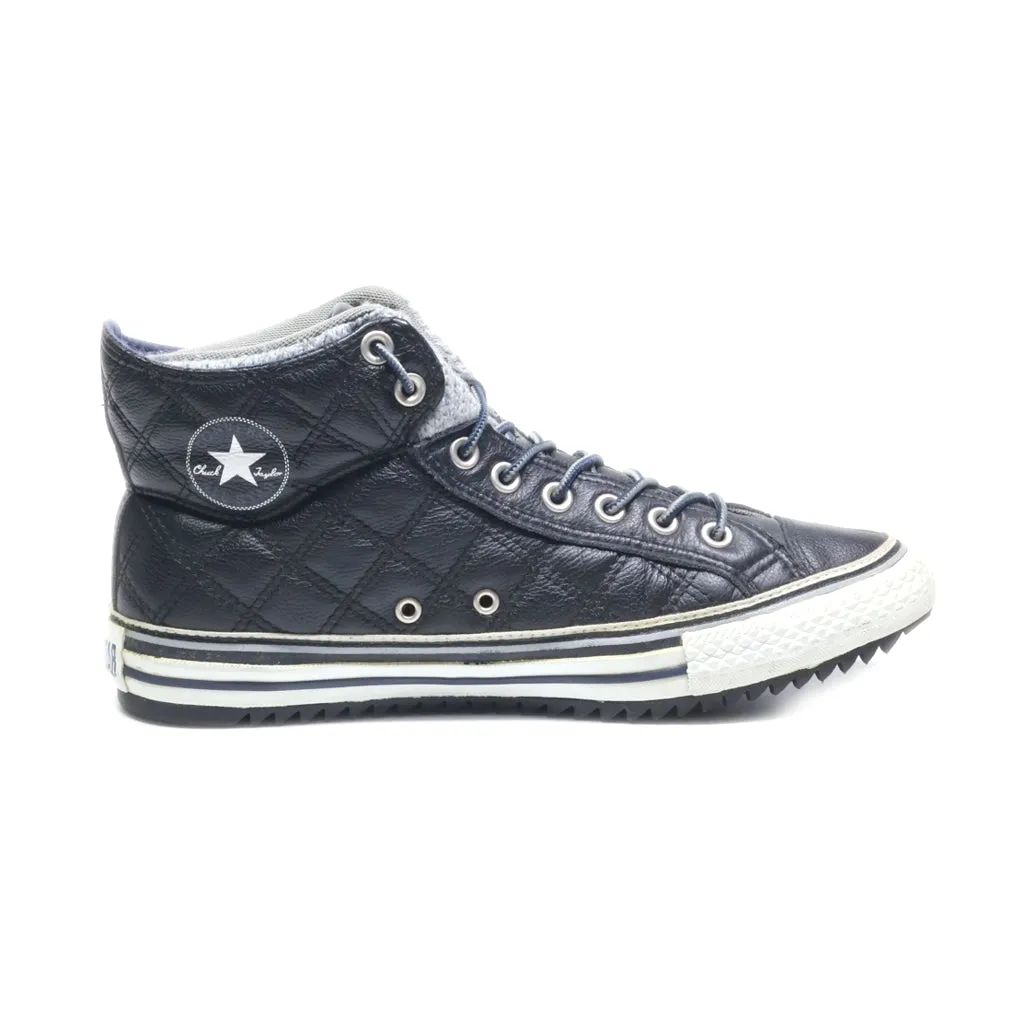 Converse Snow Boots Leather Black Colour For Men