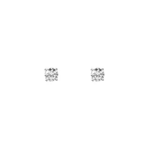 Empire Cove 14K Gold Sterling Silver Dipped Jewelry Cubic Zirconia Stud Earrings