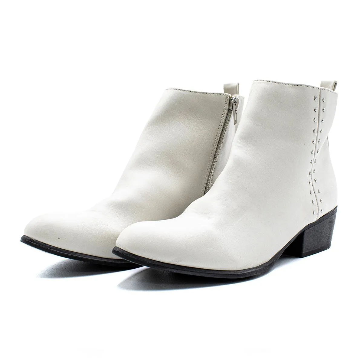 Esprit Ankle Boots Leather White Colour For Women