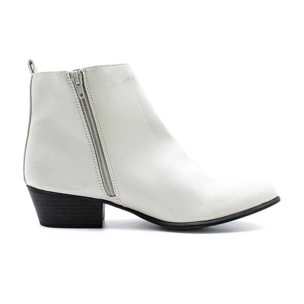 Esprit Ankle Boots Leather White Colour For Women