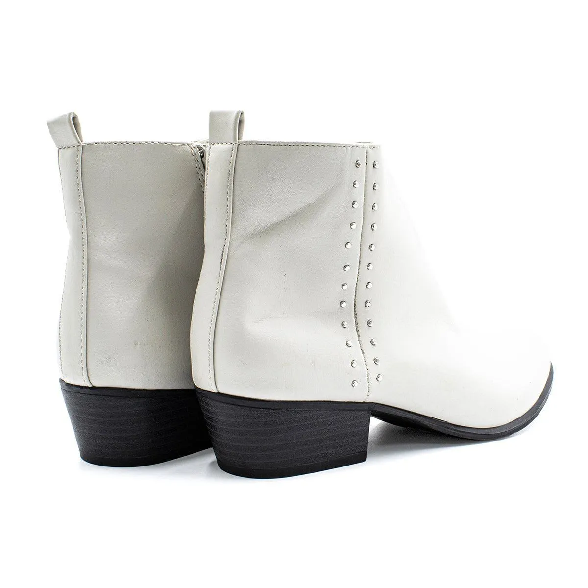 Esprit Ankle Boots Leather White Colour For Women