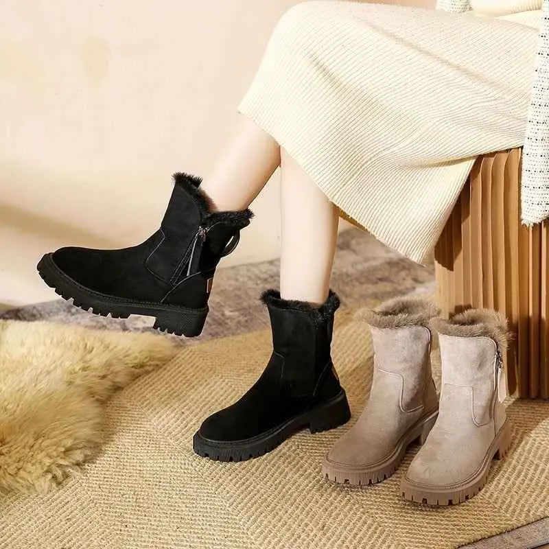 Fashion Chunky Platform Boots - Women's Casual Shoes EN123