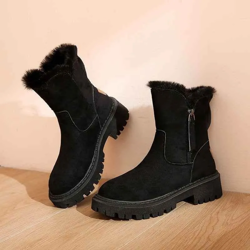 Fashion Chunky Platform Boots - Women's Casual Shoes EN123