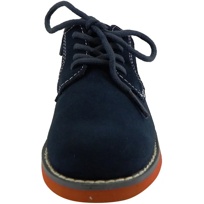 Florsheim Boy's Kearny Suede Classic Lace Up Oxford Shoes Navy