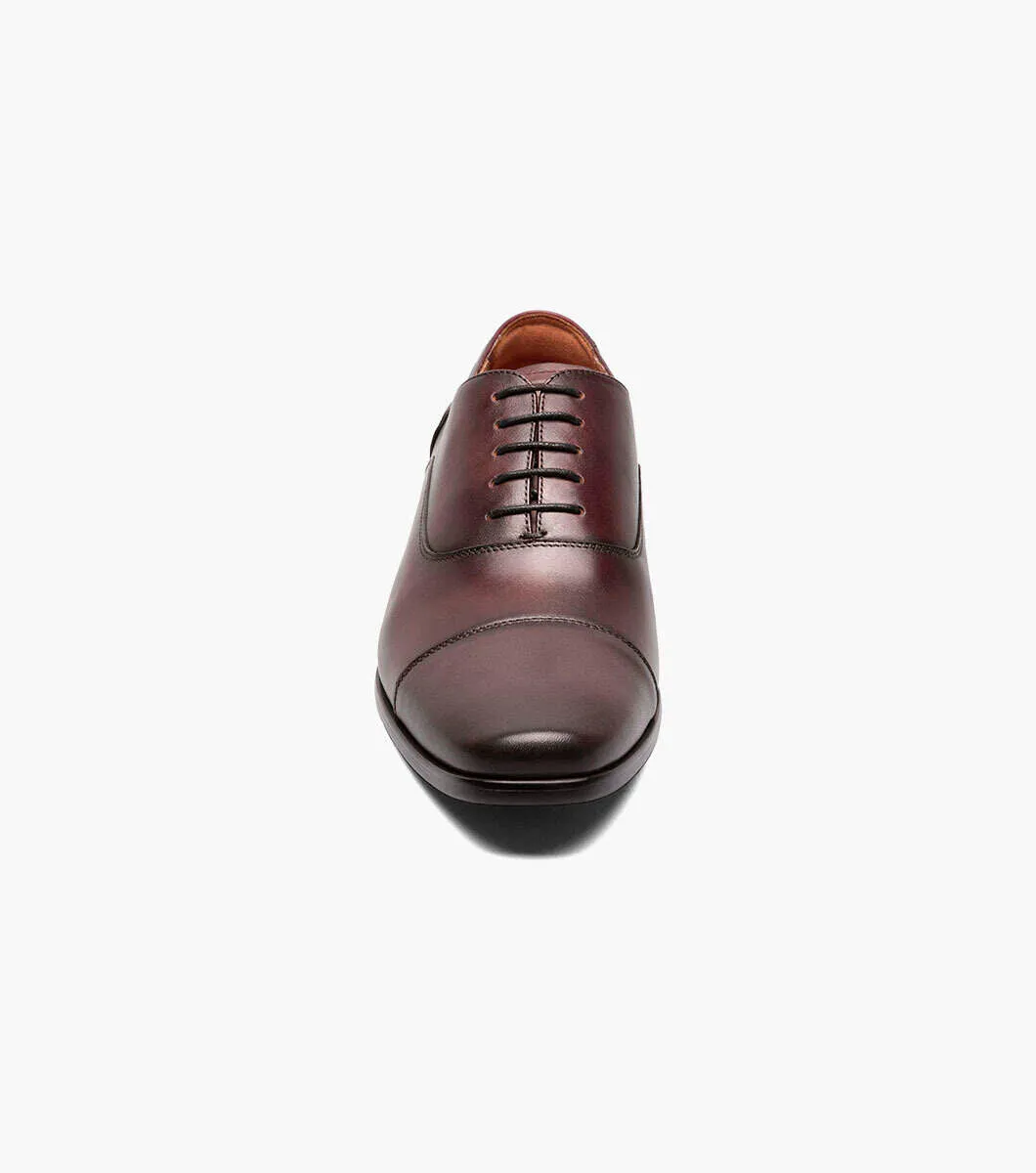 Florsheim Wine Cap Toe Oxford Shoe