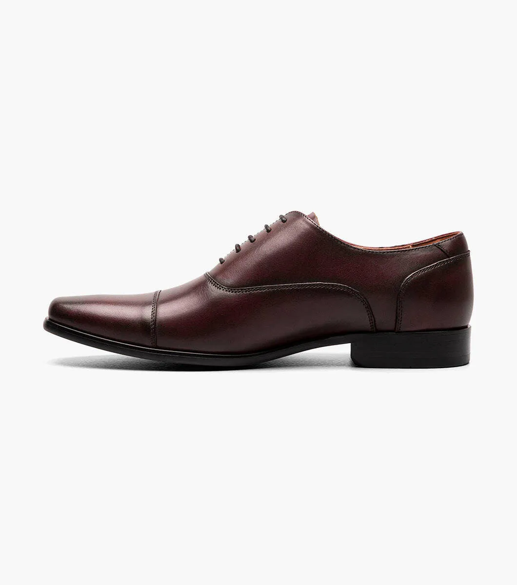 Florsheim Wine Cap Toe Oxford Shoe