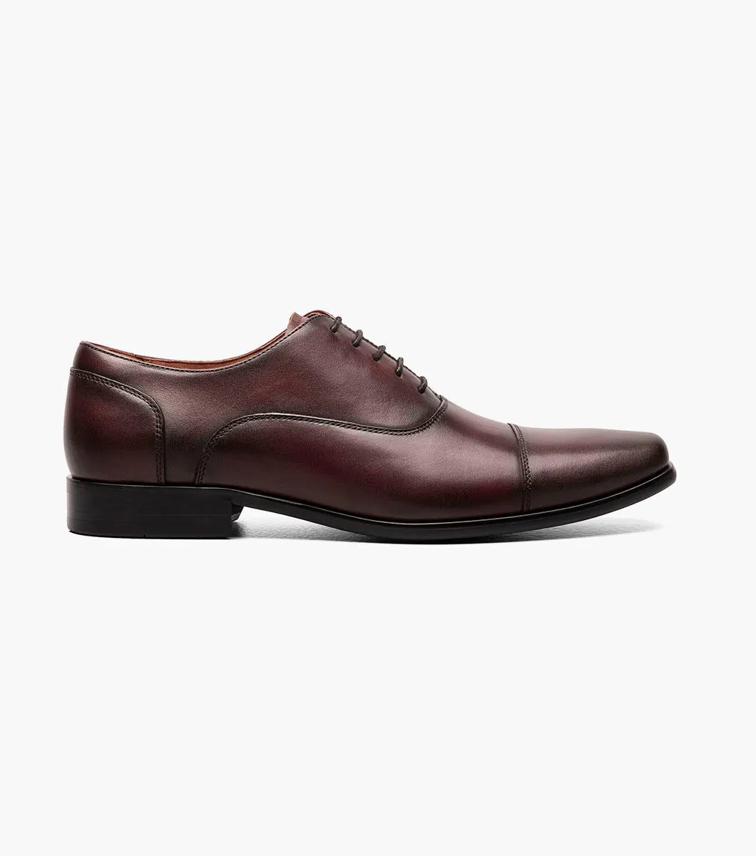 Florsheim Wine Cap Toe Oxford Shoe