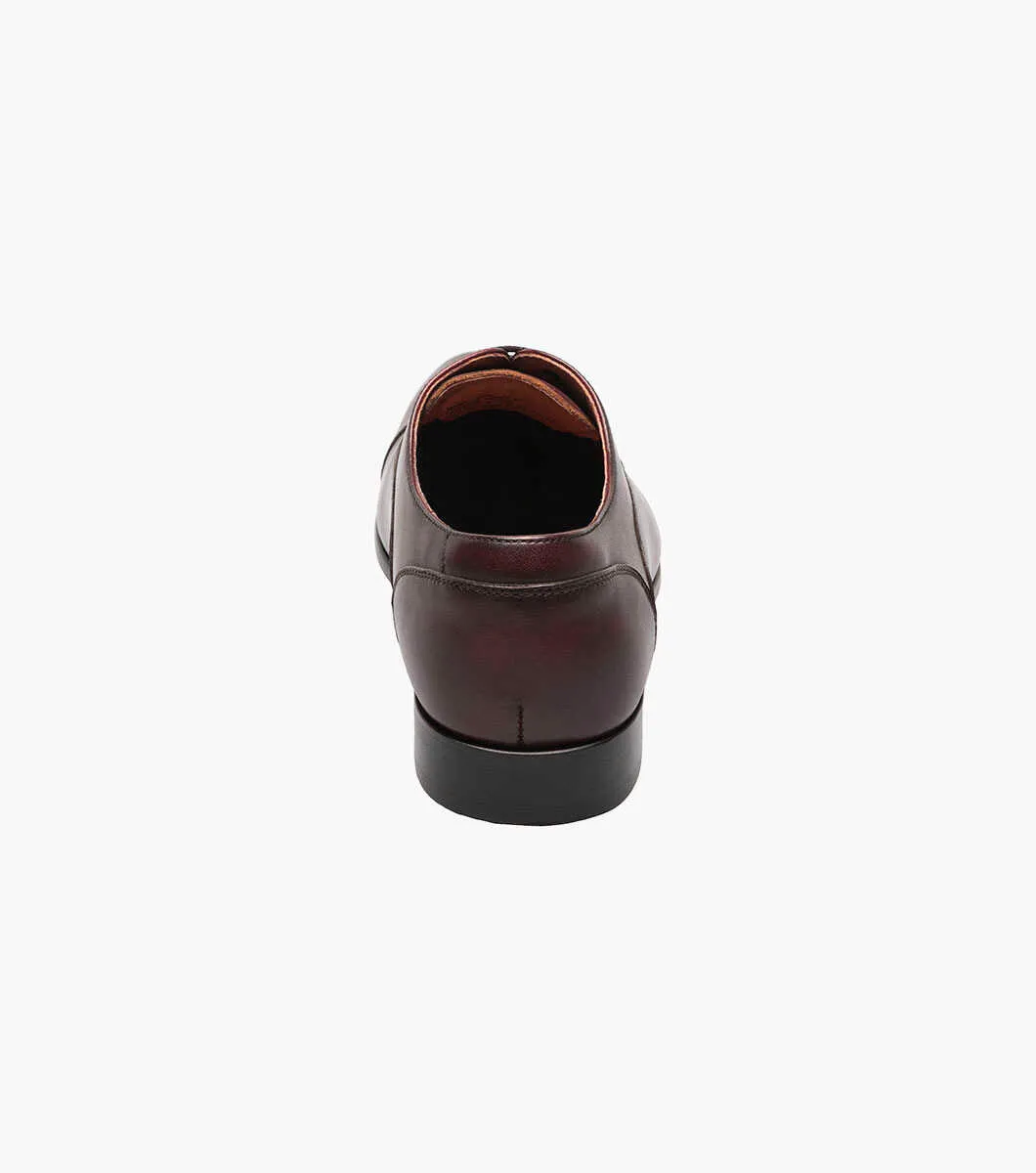 Florsheim Wine Cap Toe Oxford Shoe