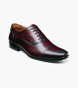 Florsheim Wine Cap Toe Oxford Shoe