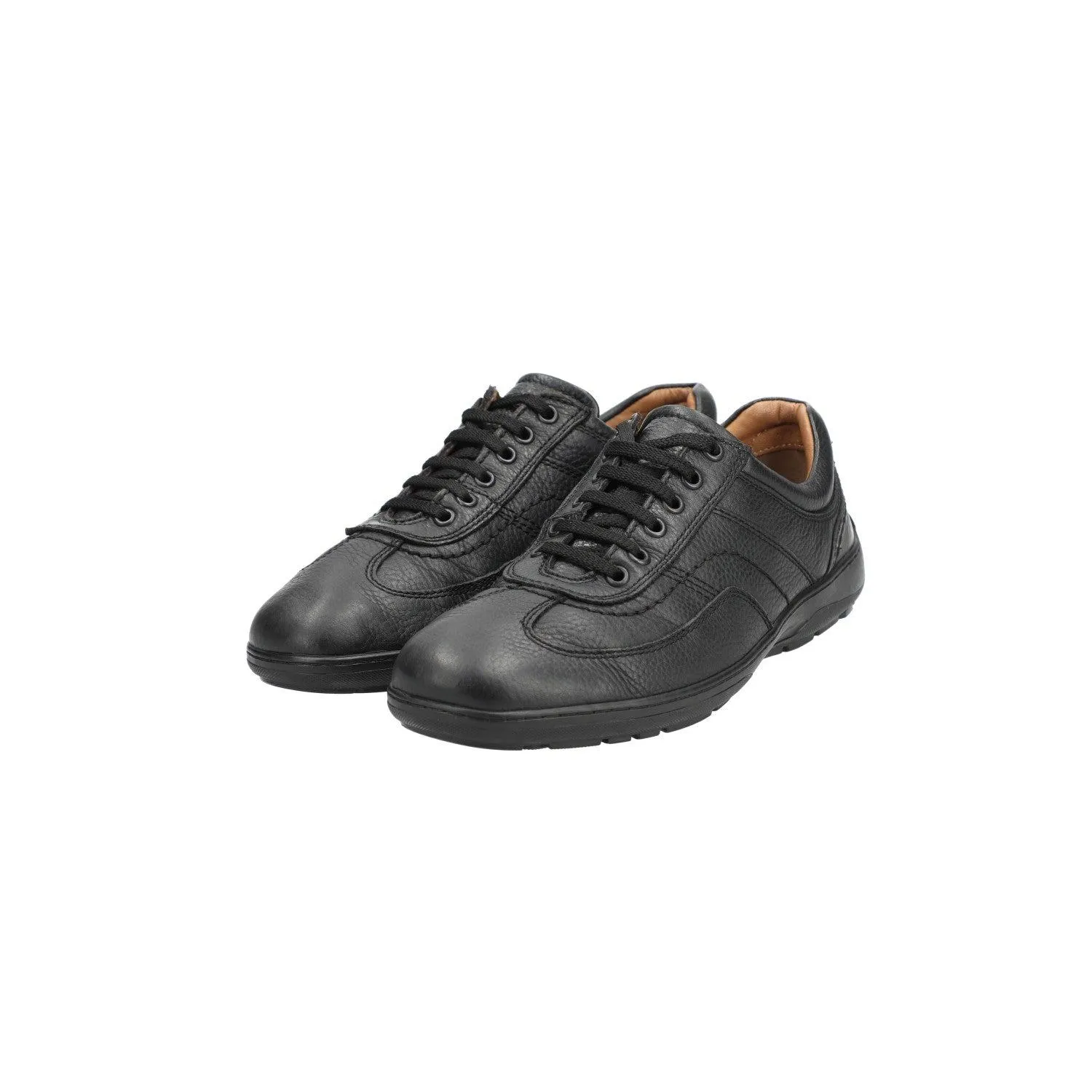 Freemood Andino Oxford Formal Lace Ups Leather Black Colour For Men