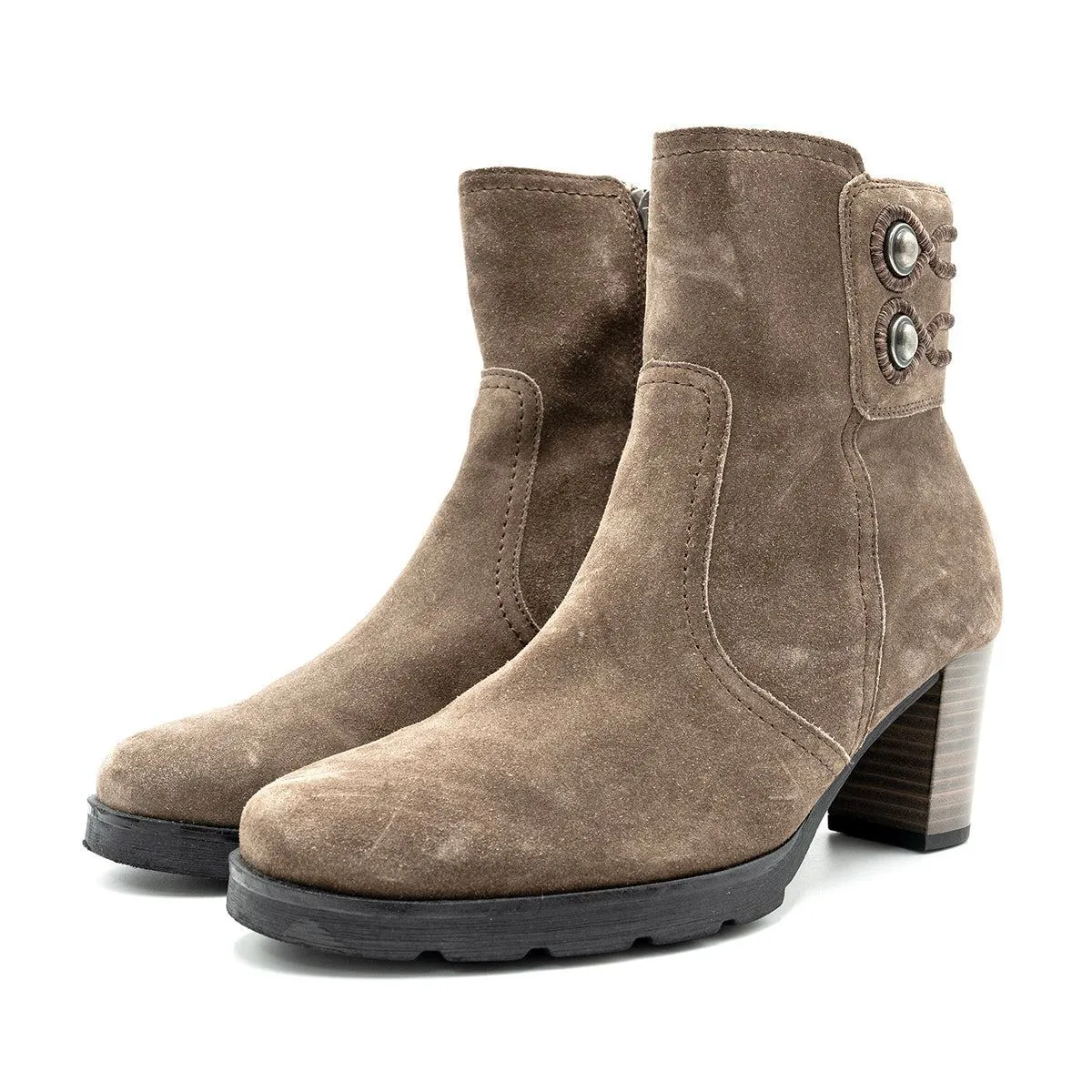 Gabor Dreamvelour Ankle Boots Suede Brown Colour For Women