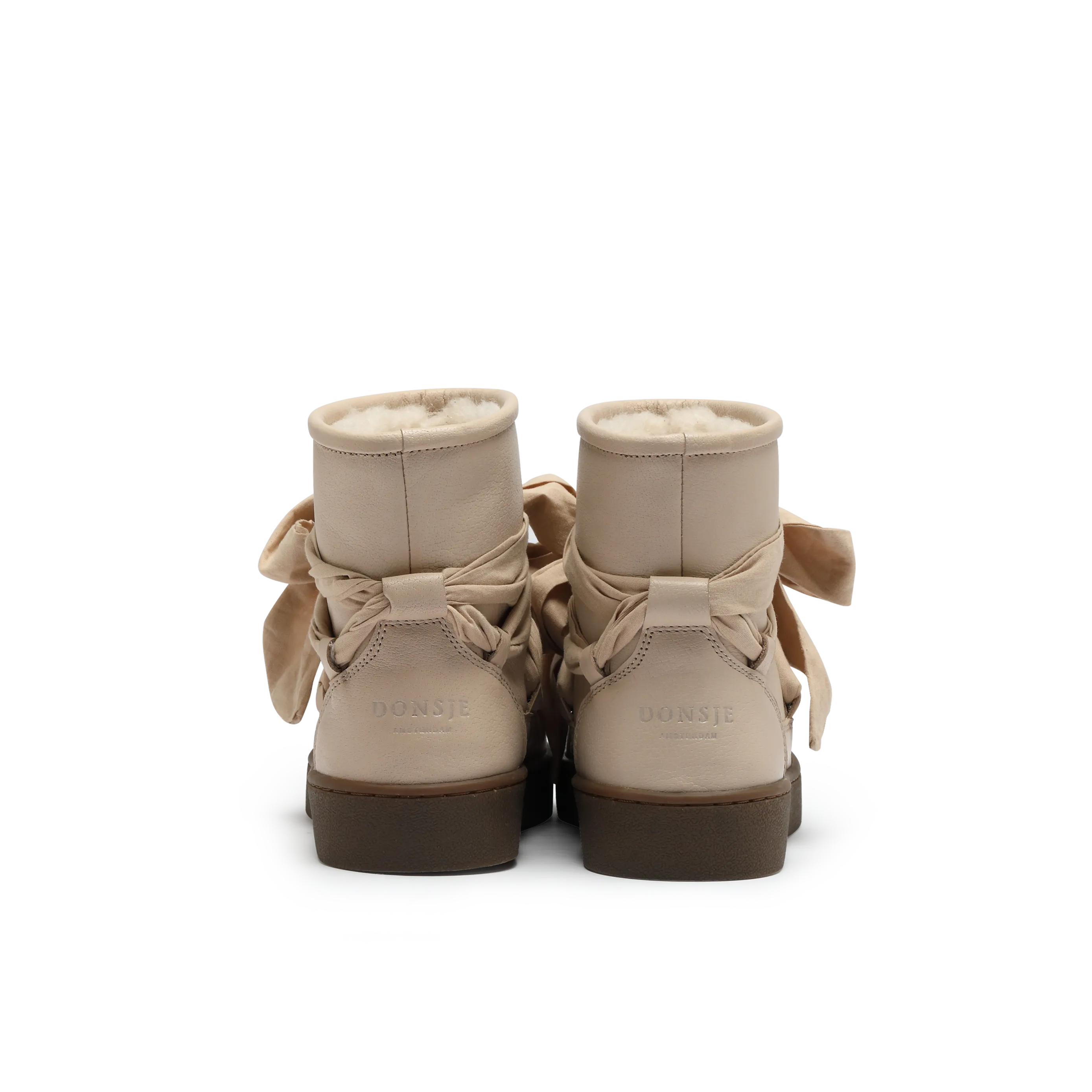 Ganza Boots | Ivory Leather