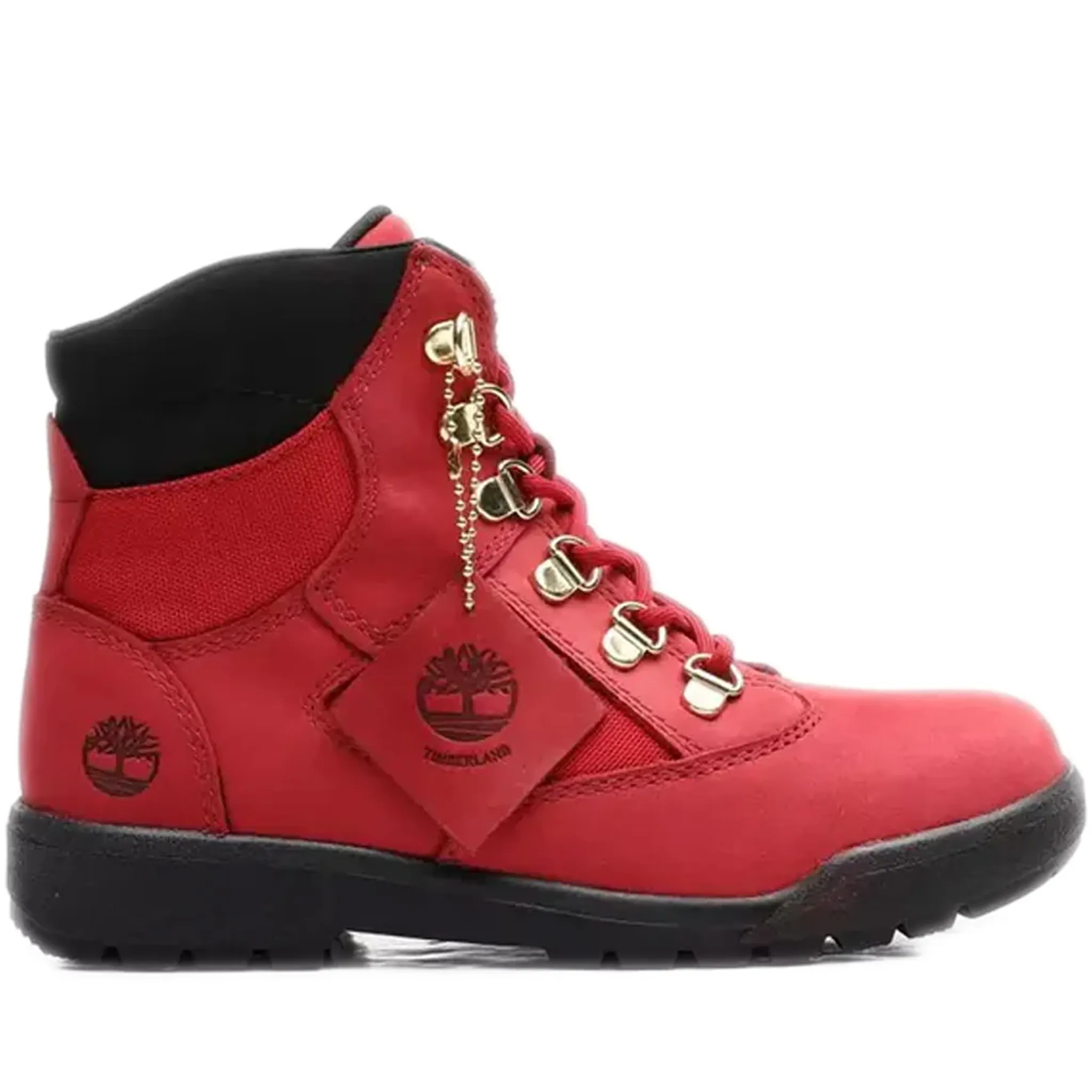 Grade School Timberland 6-Inch Field Boot - Red