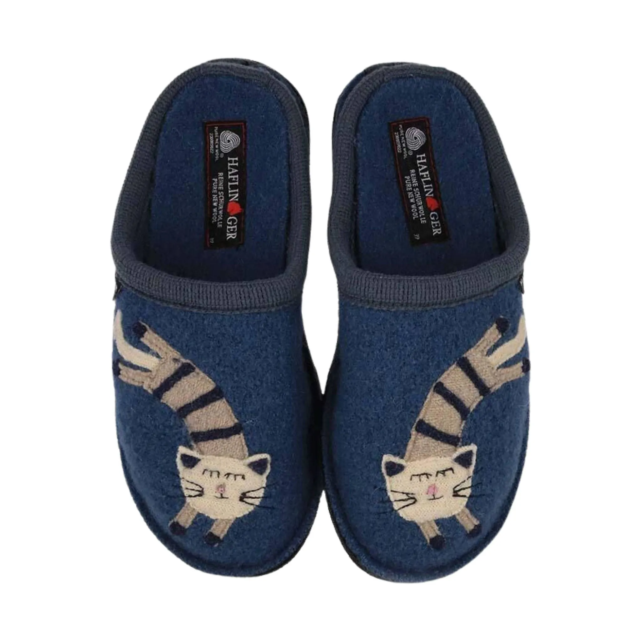 Haflinger Katze Slippers - Blue