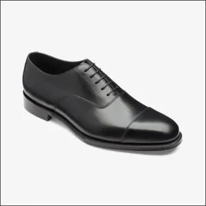 Loake Aldwych Black Calf Oxford Rubber Sole F Fit-