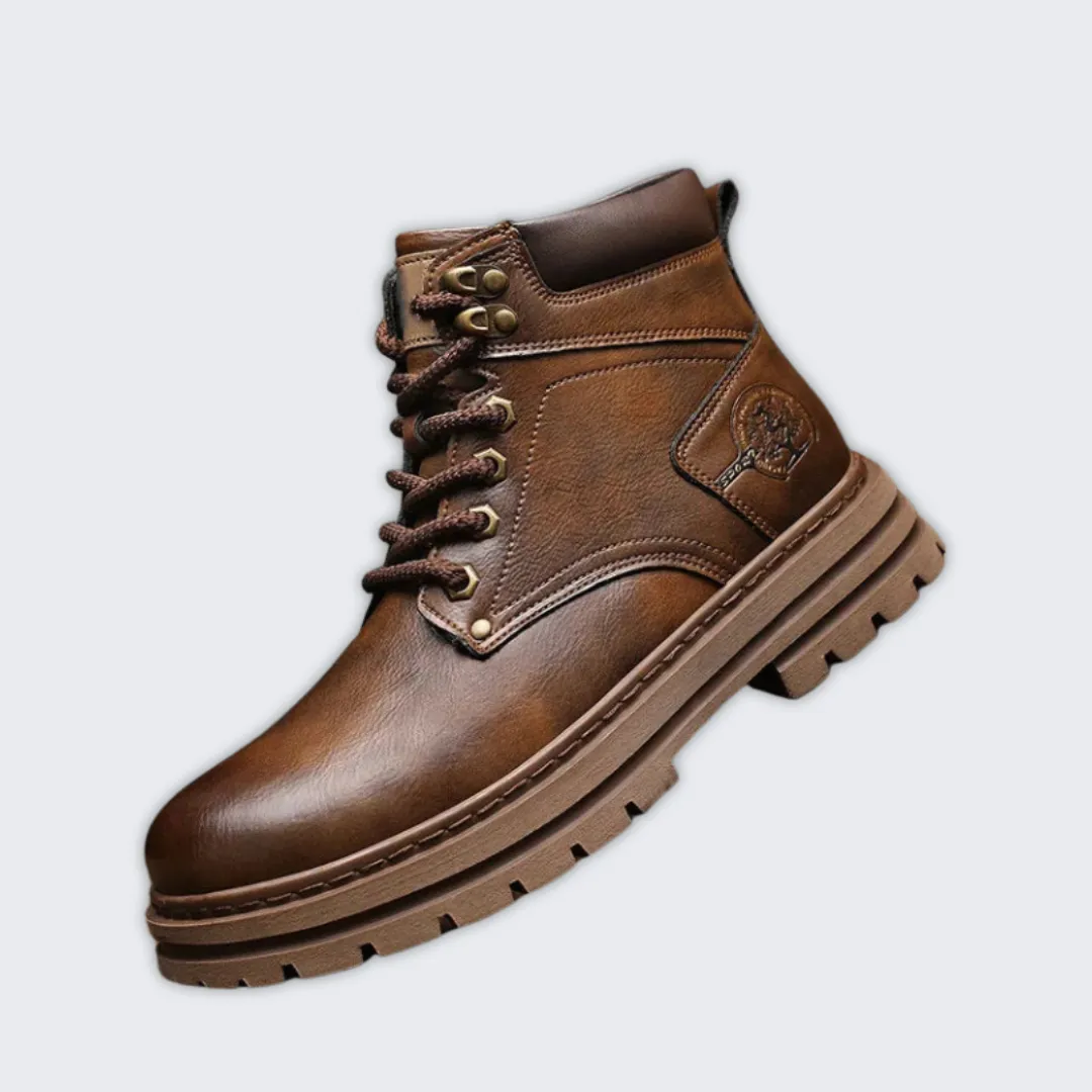 Lorenzo - Stylish Waterproof Leather Boots for Winter Comfort