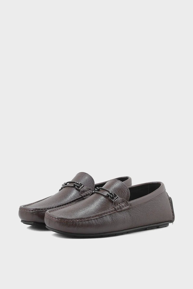 Men Casual Driving Mocs MC4002-Coffee