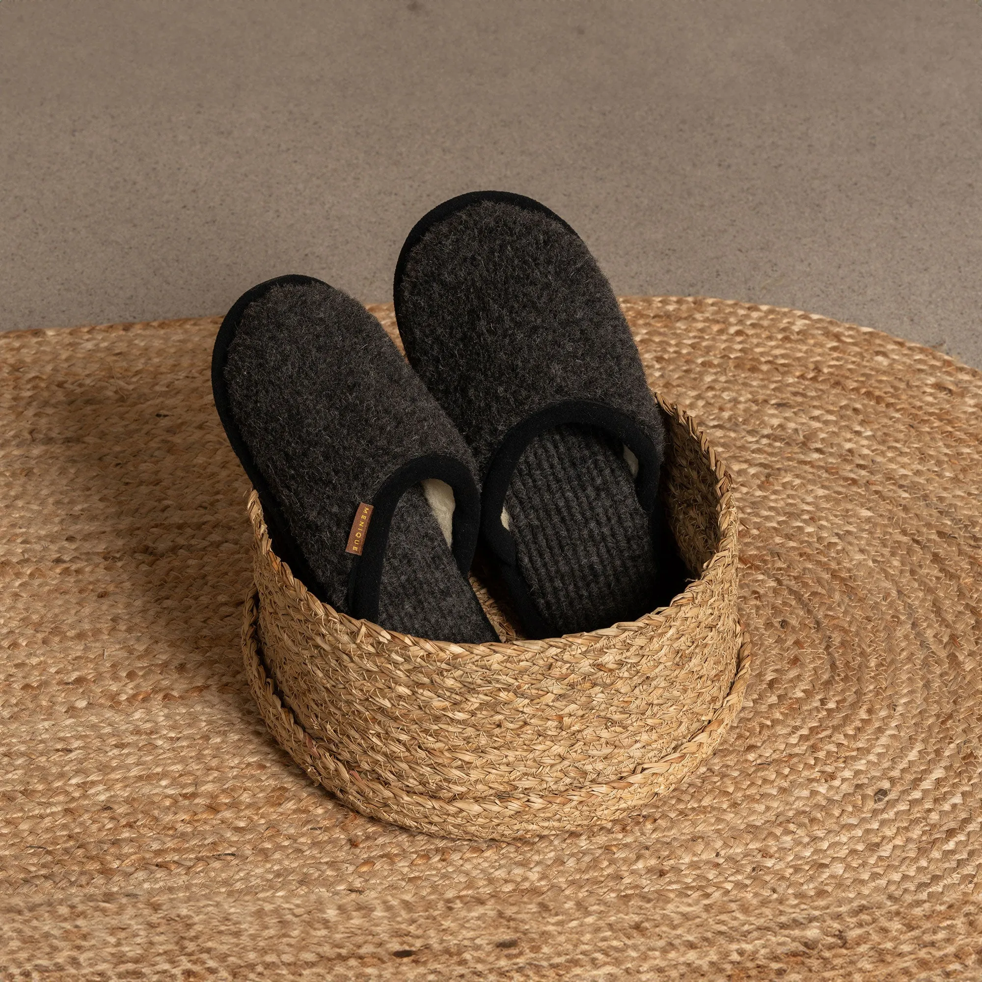 Men's Merino Fluffy Slippers