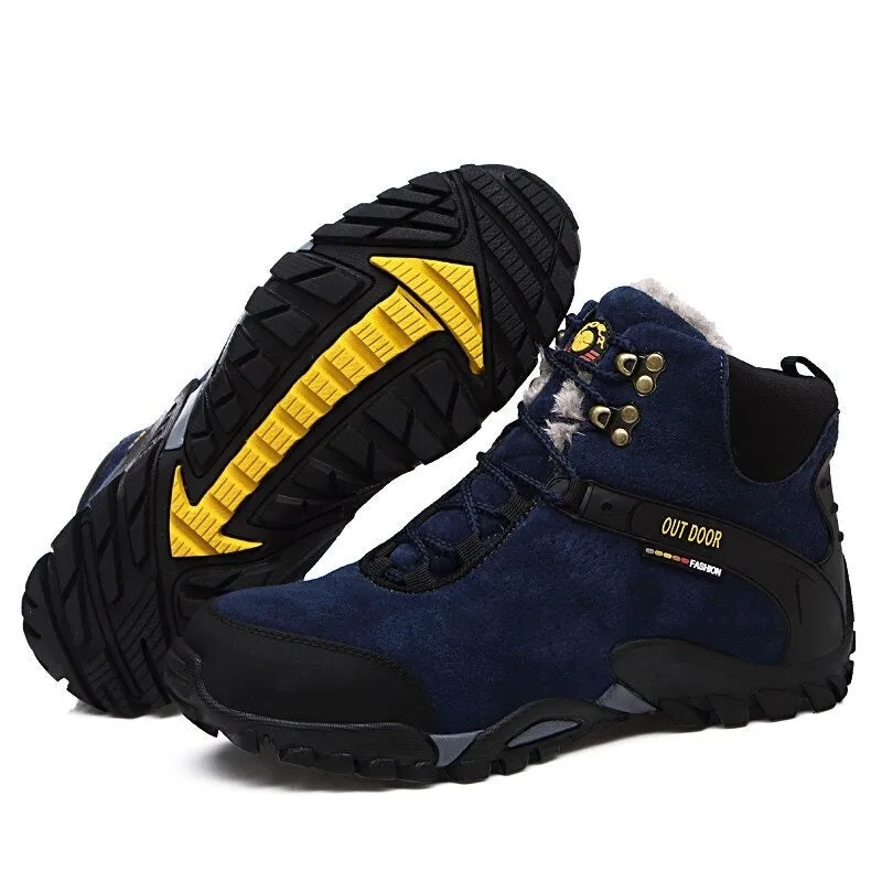 Men's Warm Plush Ankle Boots