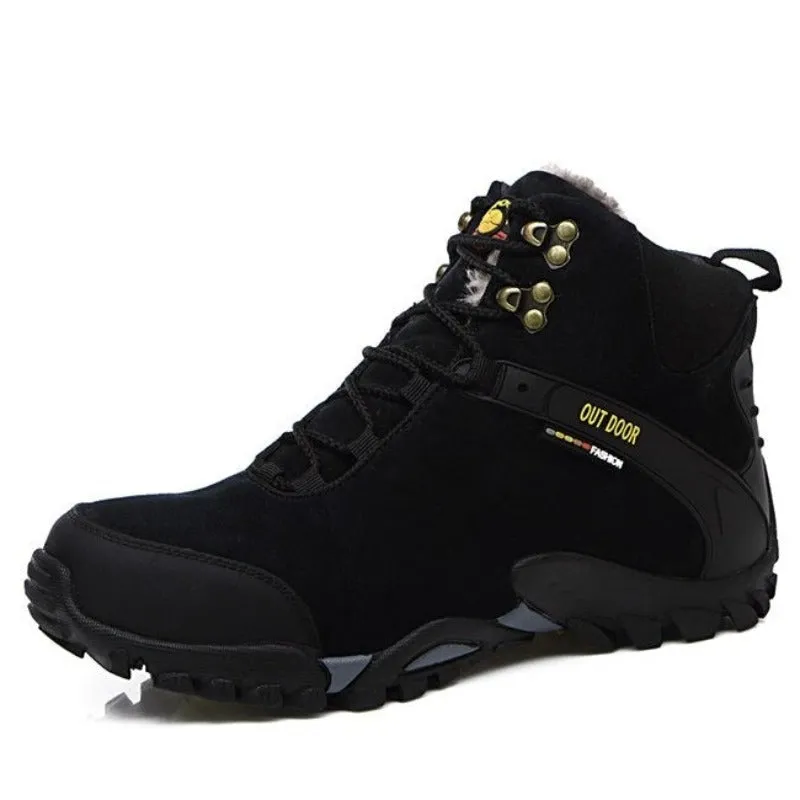 Men's Warm Plush Ankle Boots