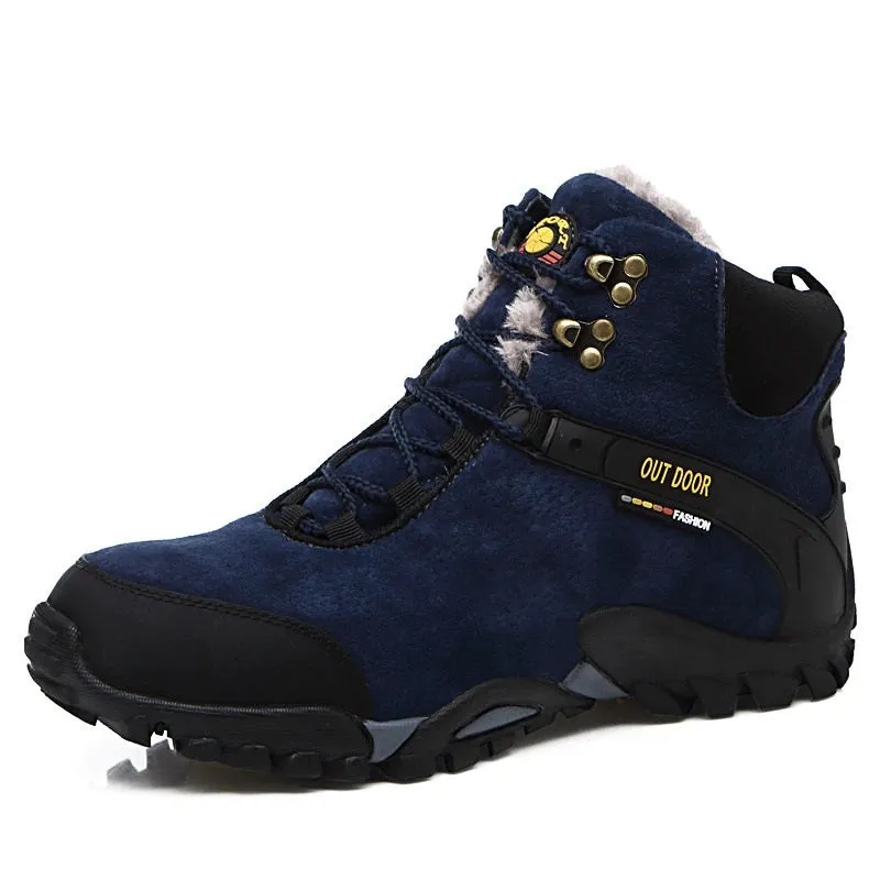 Men's Warm Plush Ankle Boots