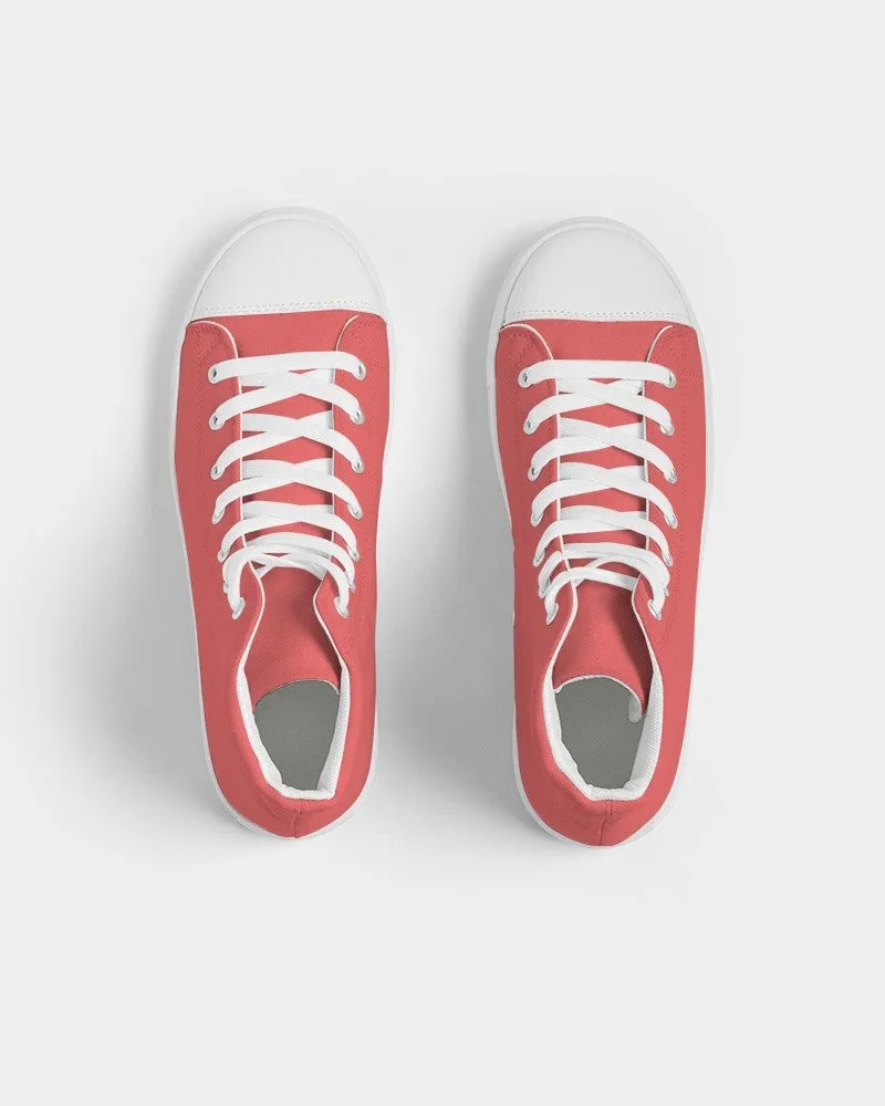 Midtone Red High-Top Canvas Sneakers | Men's | C0M80Y60K0