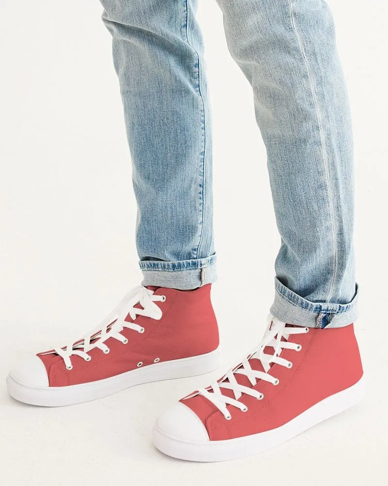 Midtone Red High-Top Canvas Sneakers | Men's | C0M80Y60K0