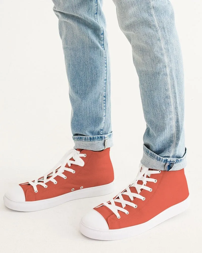 Midtone Red High-Top Canvas Sneakers | Men's | C0M80Y80K0