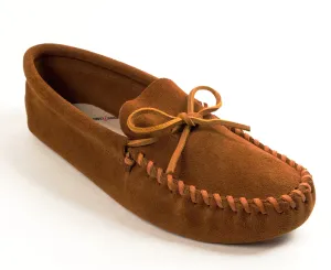 Minnetonka Men's Leather Laced Softsole Moccasin