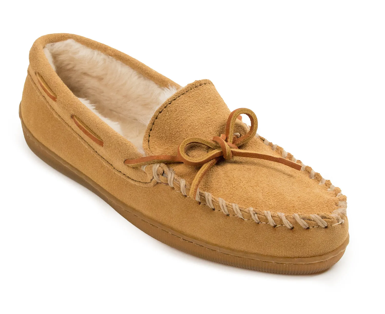 Minnetonka Women's Pile Lined Hardsole Slipper