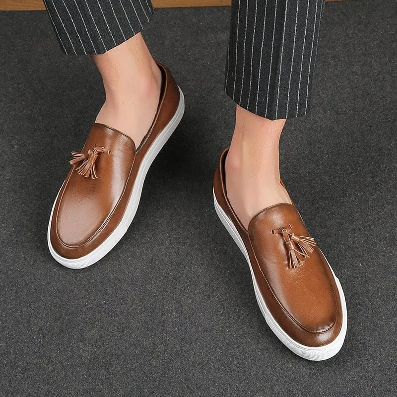 Moccasins Comfortable Slip on Party Casual Leather Loafers