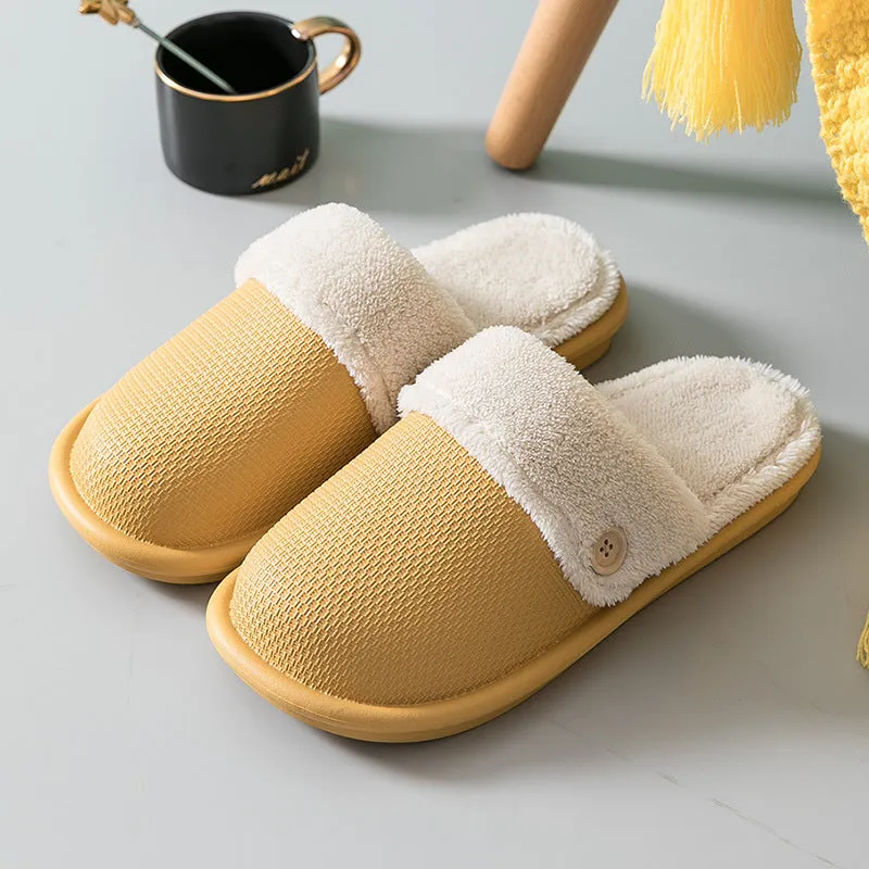 New Autumn And Winter Warm Household Non-slip Home Indoor Removable Slippers