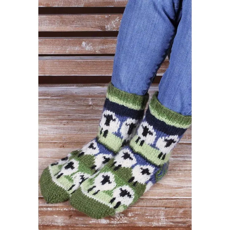 Pachamama Flock Of Sheep Sofa Socks