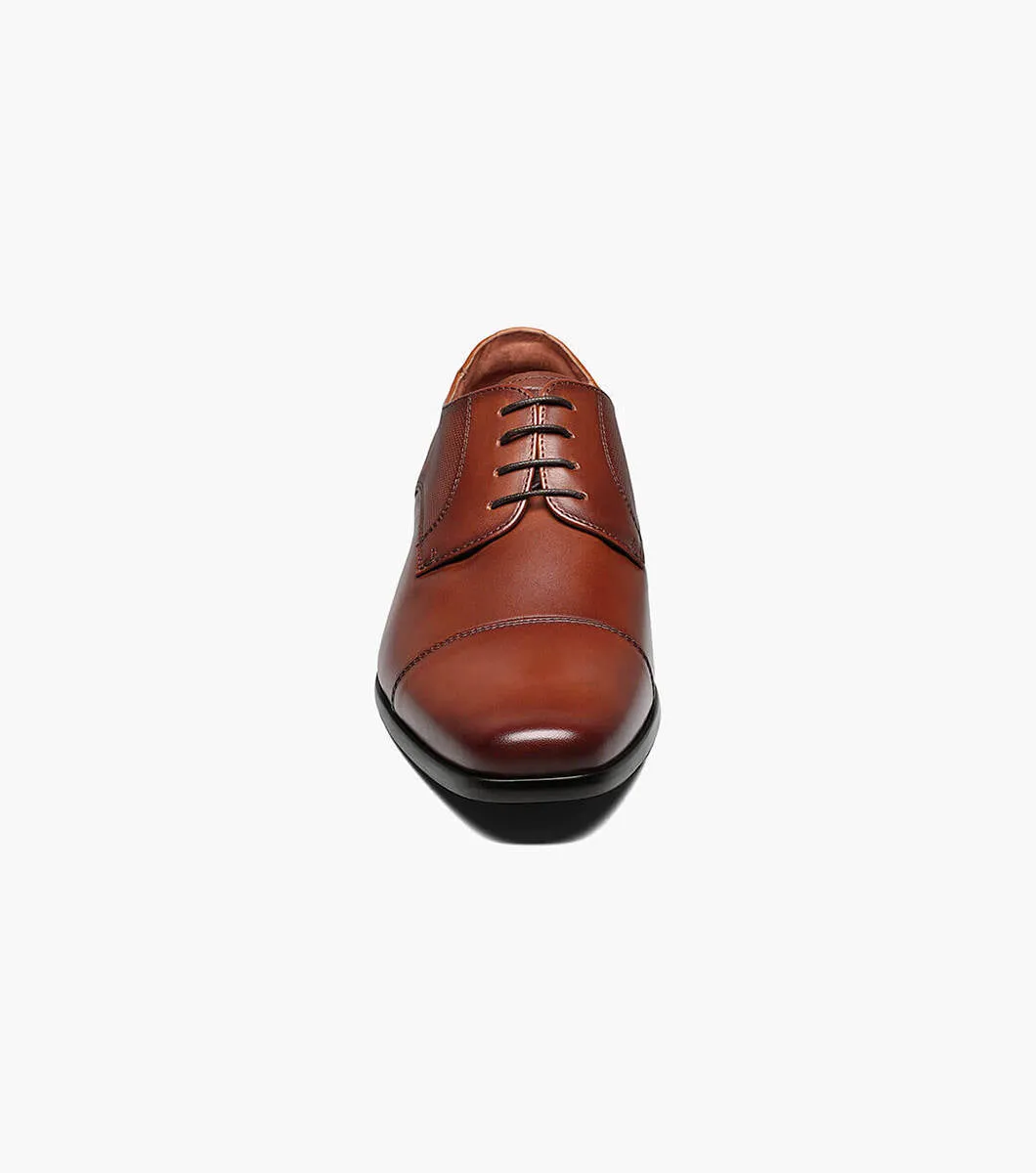 Postino Cap Toe Oxford, Cognac