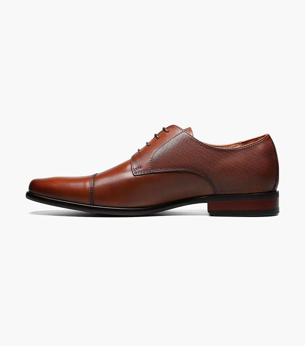 Postino Cap Toe Oxford, Cognac