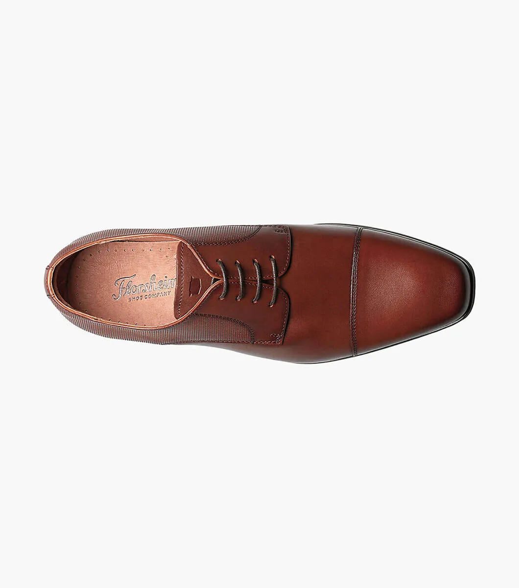 Postino Cap Toe Oxford, Cognac