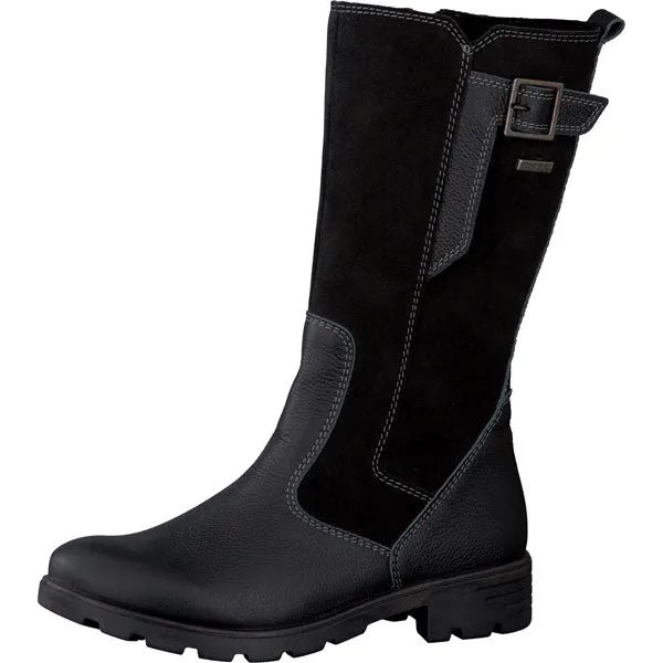 Ricosta Sophie Black Waterproof Knee Boots